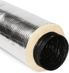 HVAC Insulated Flex Ductwork – 6-Inch × 25 ft R6